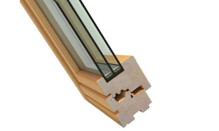 Wood casement Window